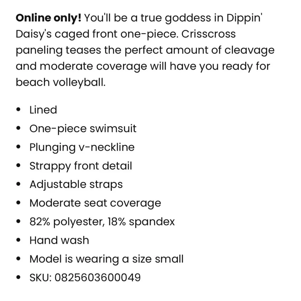 Women’s Dippin’ Daisy’s Bliss One Piece Floral Swimsuit Large